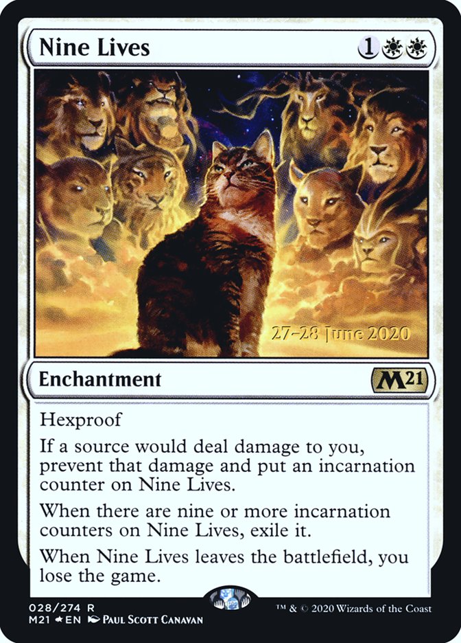 Nine Lives [Core Set 2021 Prerelease Promos] | Good Games Modbury