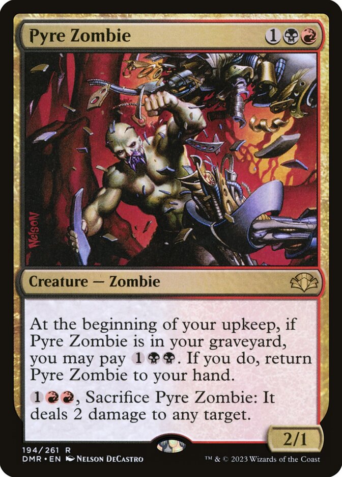 Pyre Zombie 194/261 (Dominaria Remastered)  | Good Games Modbury