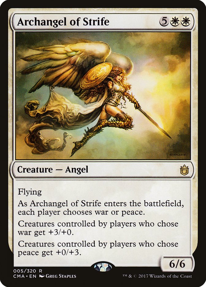 Archangel of Strife 5/320 (Commander Anthology)  | Good Games Modbury