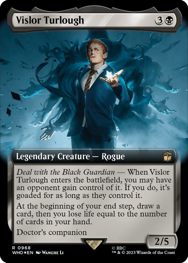 Vislor Turlough 968/331 (Universes Beyond: Doctor Who)  - Extended Art Surge Foil | Good Games Modbury