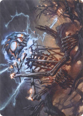 Lightning Skelemental // Lightning Skelemental [Modern Horizons Art Series] | Good Games Modbury