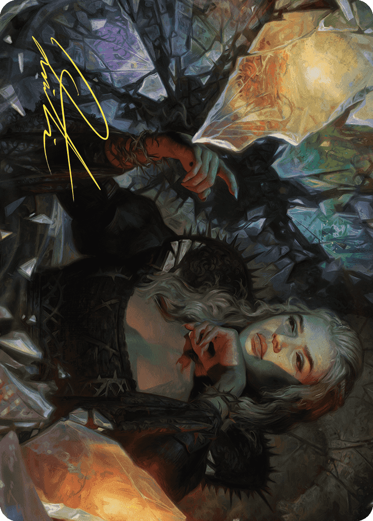 Prophetic Prism Art Card (Gold-Stamped Signature) [Wilds of Eldraine Art Series] | Good Games Modbury