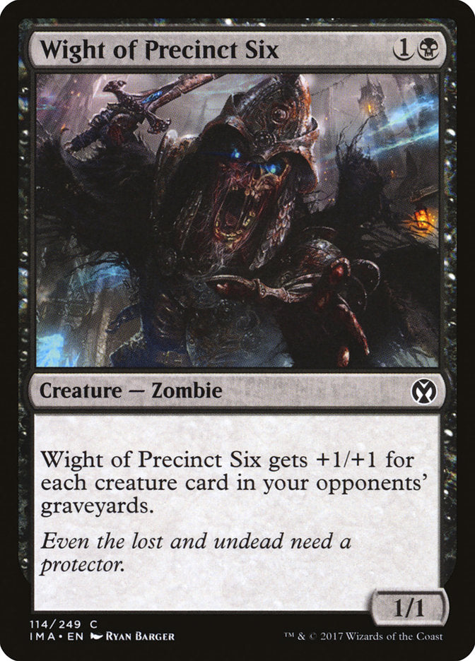 Wight of Precinct Six [Iconic Masters] | Good Games Modbury