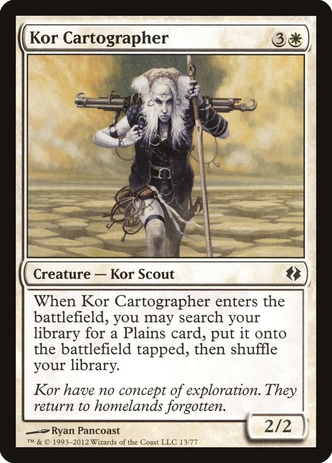 Kor Cartographer 13/77 (Duel Decks: Venser vs. Koth)  | Good Games Modbury