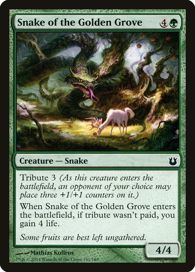 Snake of the Golden Grove 141/165 (Born of the Gods)  - Foil | Good Games Modbury