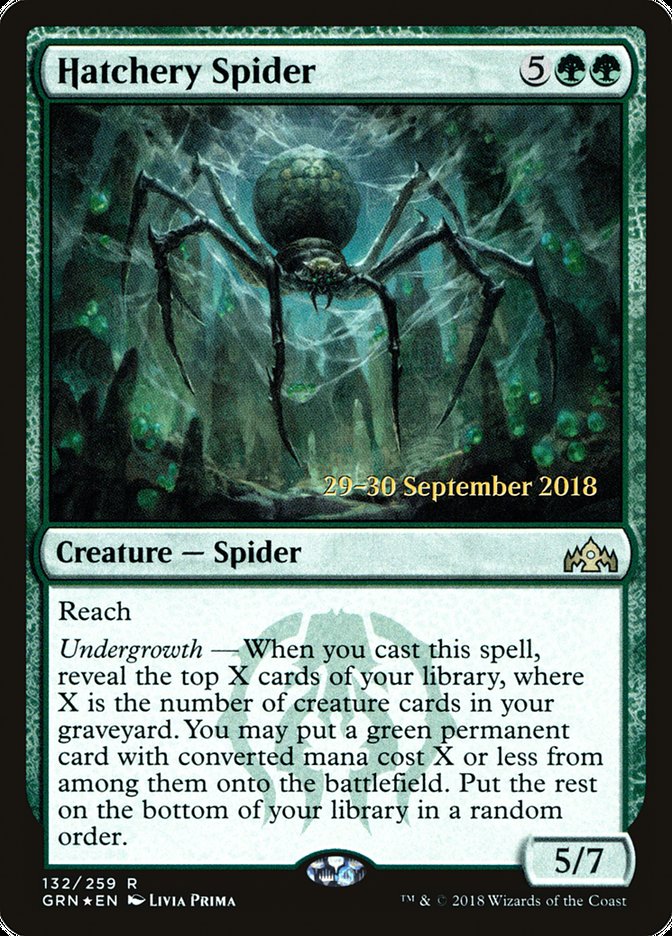 Hatchery Spider [Guilds of Ravnica Prerelease Promos] | Good Games Modbury