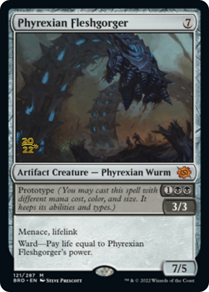 Phyrexian Fleshgorger 121s/169 (Prerelease Cards)  - Foil | Good Games Modbury