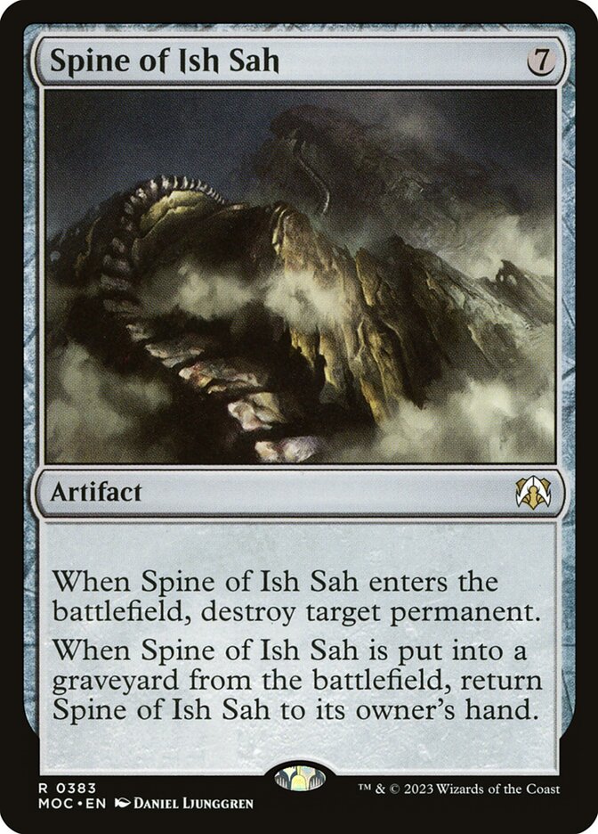 Spine of Ish Sah 383 (Commander: March of the Machine)  | Good Games Modbury