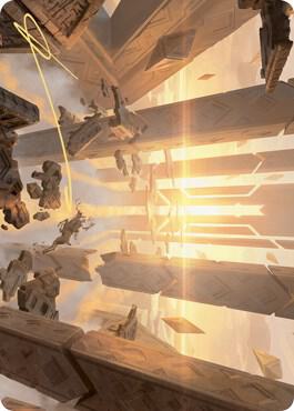 Skyclave Basilica Art Card Gold Stamped Signature 44 (Art Series: Zendikar Rising)  | Good Games Modbury