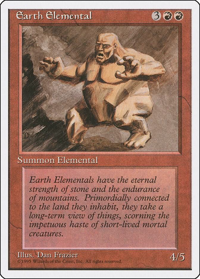 Earth Elemental 188/378 (Fourth Edition)  | Good Games Modbury