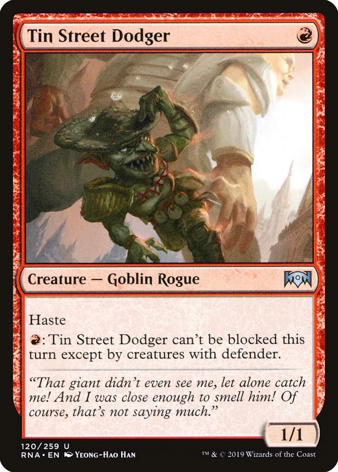 Tin Street Dodger [Ravnica Allegiance] | Good Games Modbury