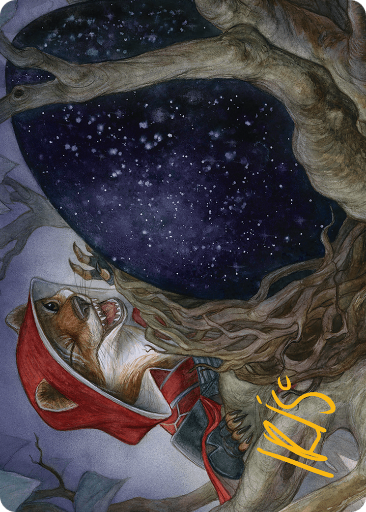 Cruelclaw's Heist Art Card (Gold-Stamped Signature) [Bloomburrow Art Series] | Good Games Modbury