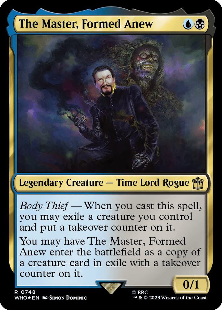 The Master, Formed Anew 748/331 (Universes Beyond: Doctor Who)  - Surge Foil | Good Games Modbury