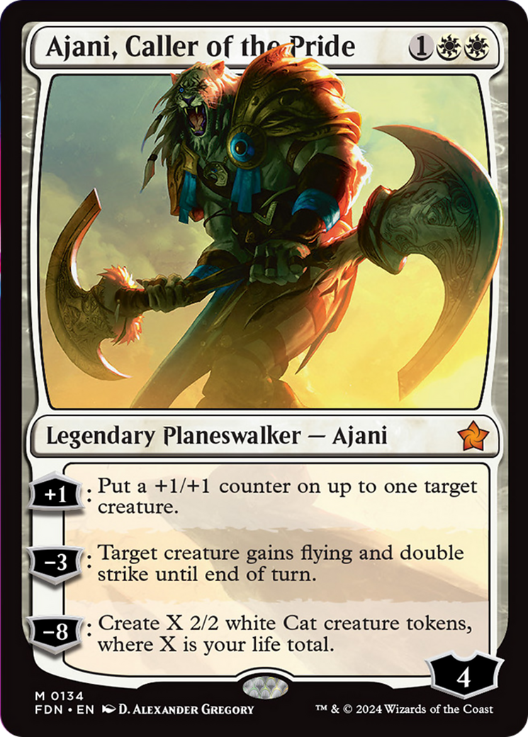 Ajani, Caller of the Pride [Foundations] | Good Games Modbury