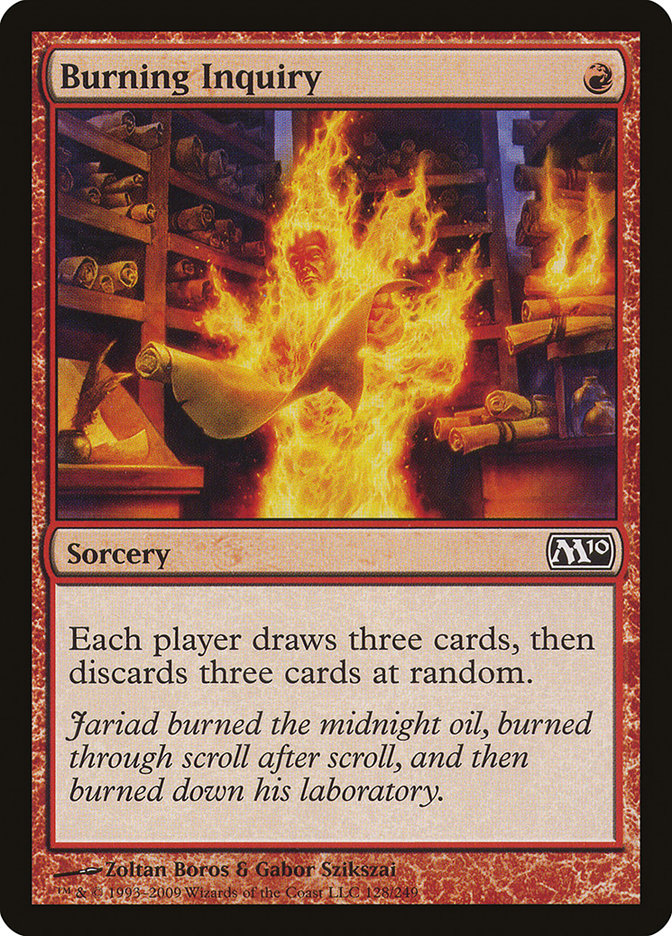 Burning Inquiry 128/249 (Magic 2010 (M10))  - Foil | Good Games Modbury