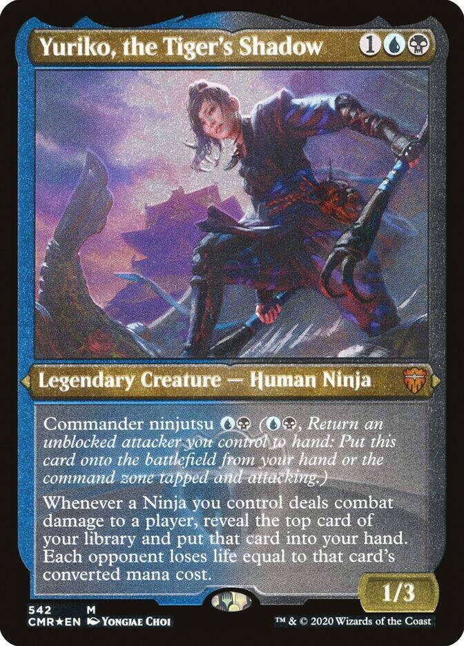 Yuriko the Tigers Shadow Foil Etched 542 (Commander Legends)  - Foil | Good Games Modbury