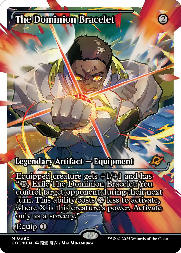 The Dominion Bracelet (Showcase) (Fracture Foil) [Edge of Eternities] | Good Games Modbury