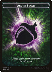 Giant Teddy Bear // Acorn Stash Double-Sided Token [Unsanctioned Tokens] | Good Games Modbury