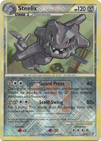 Steelix (24/95) (League Promo) [HeartGold & SoulSilver: Unleashed] | Good Games Modbury