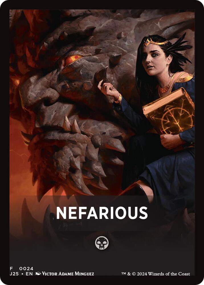 Nefarious Theme Card 24 (Foundations Jumpstart)  | Good Games Modbury