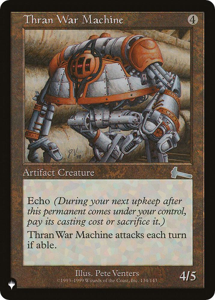 Thran War Machine ULG-134/5075 (The List Reprints)  | Good Games Modbury