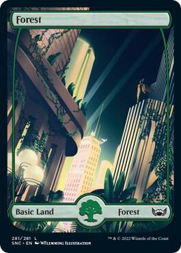 Forest 281 281/281 (Streets of New Capenna)  - Foil | Good Games Modbury