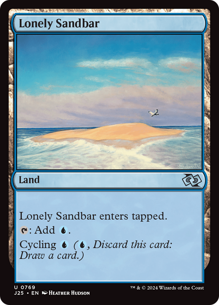 Lonely Sandbar [Foundations Jumpstart] | Good Games Modbury