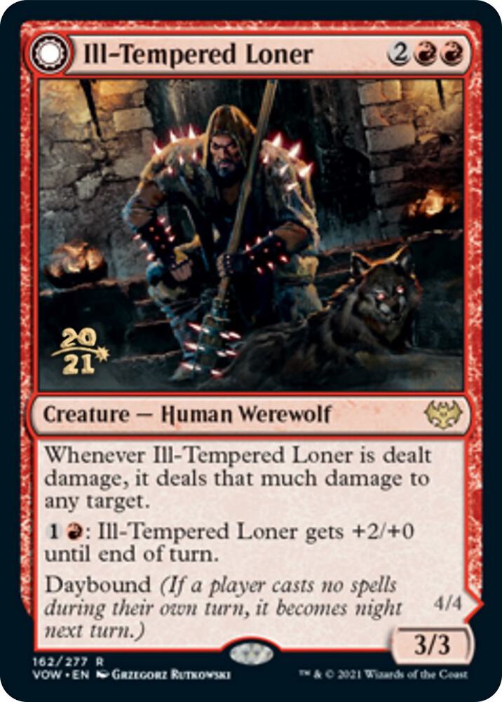 Ill Tempered Loner 162s/137 (Prerelease Cards)  - Foil | Good Games Modbury