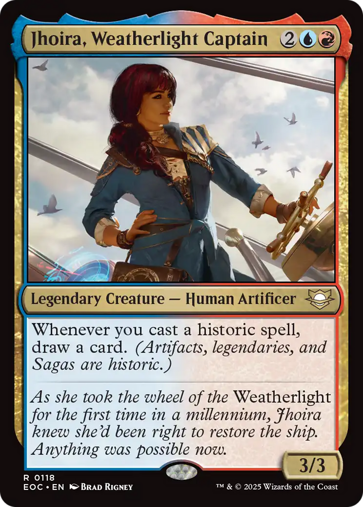 Jhoira, Weatherlight Captain [Edge of Eternities Commander] | Good Games Modbury