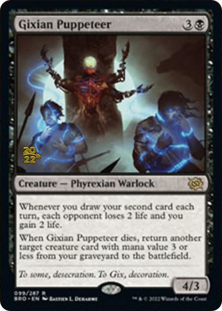 Gixian Puppeteer 99s/169 (Prerelease Cards)  - Foil | Good Games Modbury