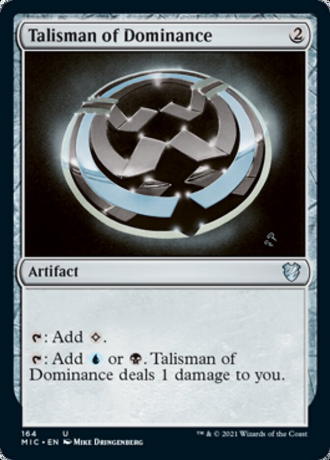 Talisman of Dominance [Innistrad: Midnight Hunt Commander] | Good Games Modbury