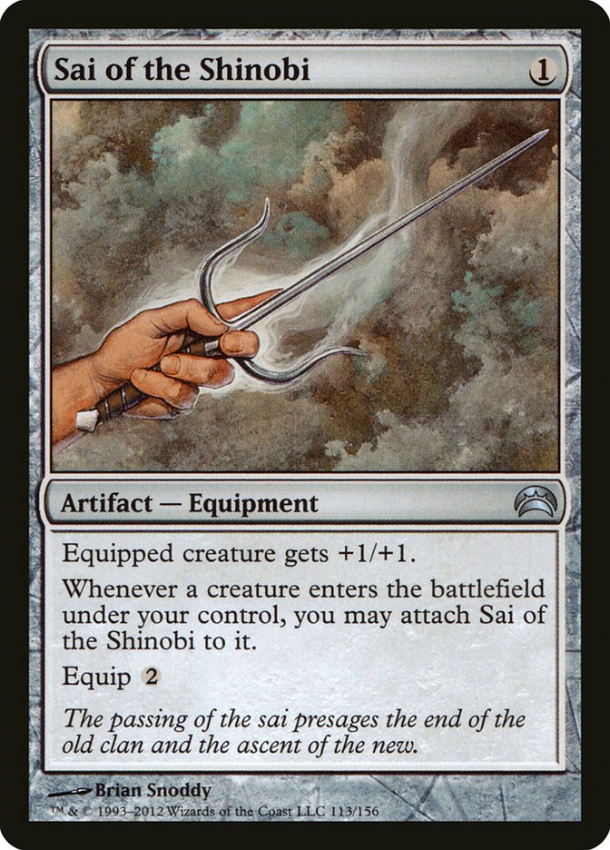 Sai of the Shinobi [Planechase 2012] | Good Games Modbury