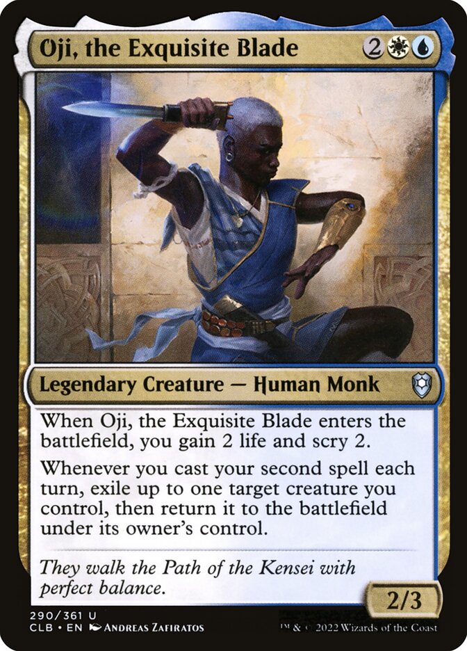 Oji, the Exquisite Blade 290/361 (Commander Legends: Battle for Baldur's Gate)  | Good Games Modbury