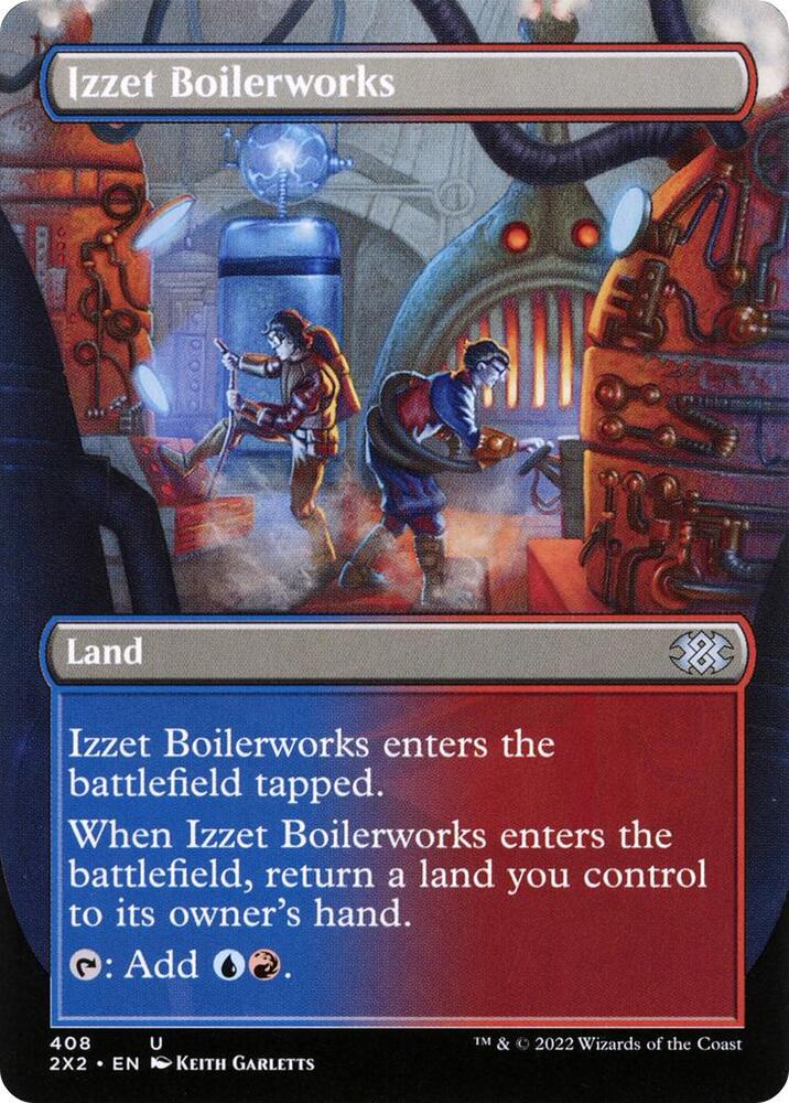 Izzet Boilerworks Borderless 408 (Double Masters 2022)  | Good Games Modbury