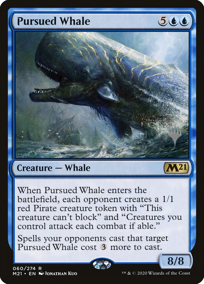 Pursued Whale (Promo Pack) [Core Set 2021 Promos] | Good Games Modbury