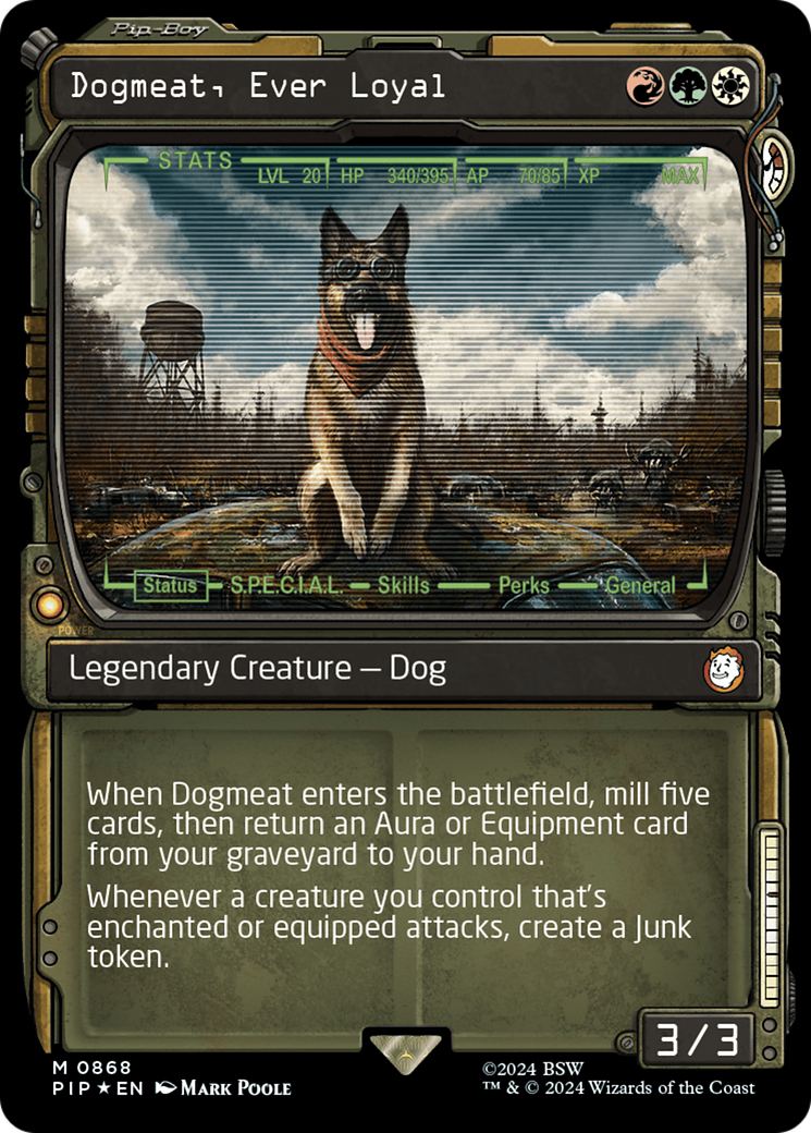 Dogmeat, Ever Loyal (Showcase) (Surge Foil) [Fallout] | Good Games Modbury