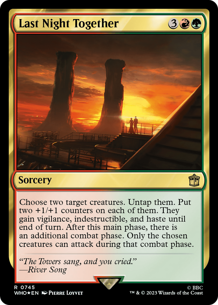 Last Night Together (Surge Foil) [Doctor Who] | Good Games Modbury