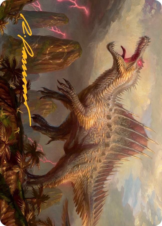 Etali Primal Conqueror Art Card Gold Stamped Signature 31 (Art Series: March of the Machine)  | Good Games Modbury