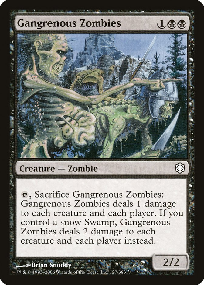 Gangrenous Zombies [Coldsnap Theme Decks] | Good Games Modbury