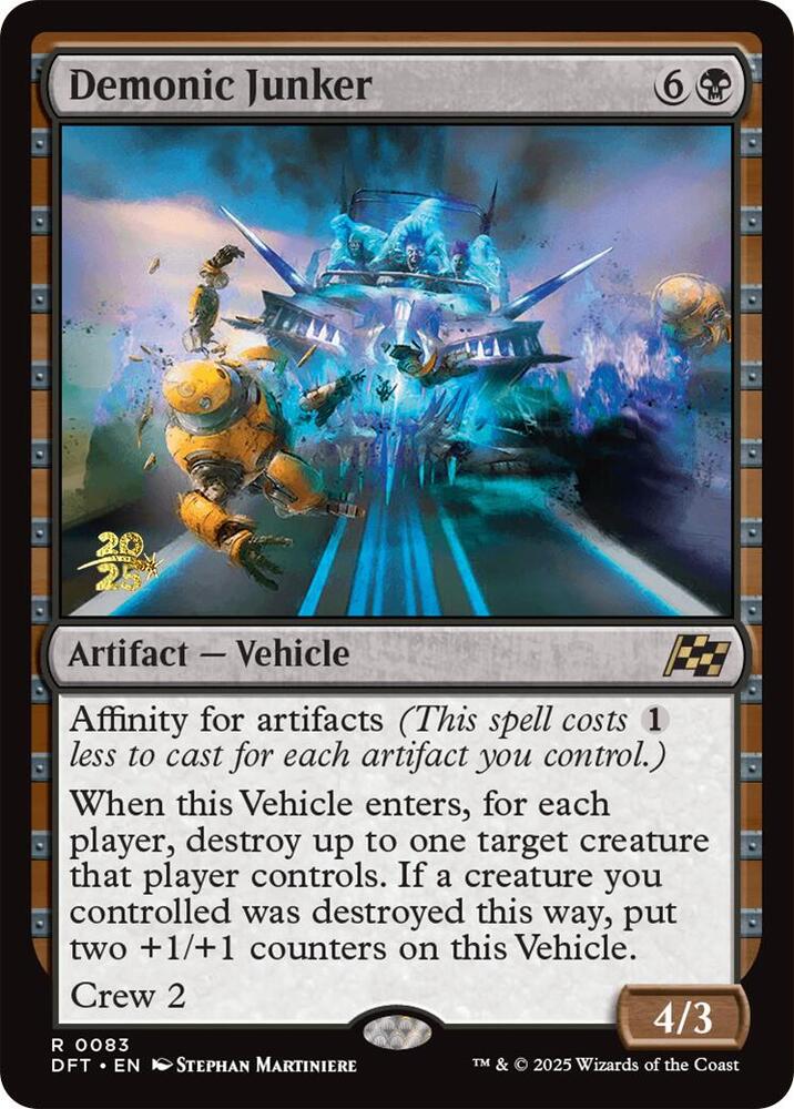 Demonic Junker 83s/160 (Prerelease Cards)  - Foil | Good Games Modbury