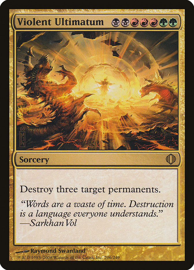 Violent Ultimatum 206/249 (Shards of Alara)  | Good Games Modbury