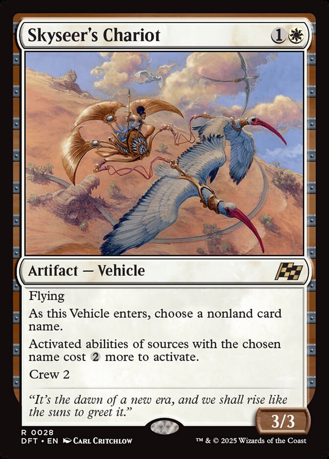 Skyseer's Chariot 28/291 (Aetherdrift)  - Foil | Good Games Modbury