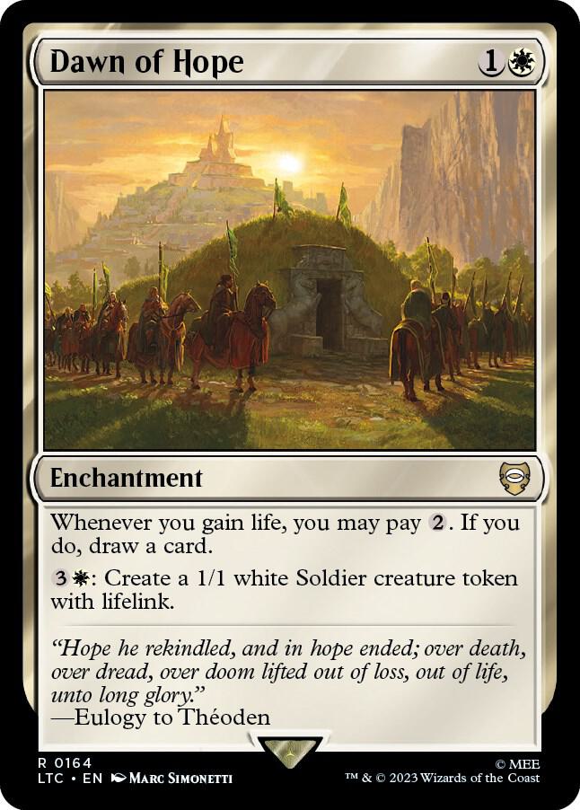 Dawn of Hope 164 (Commander: The Lord of the Rings: Tales of Middle-earth)  | Good Games Modbury