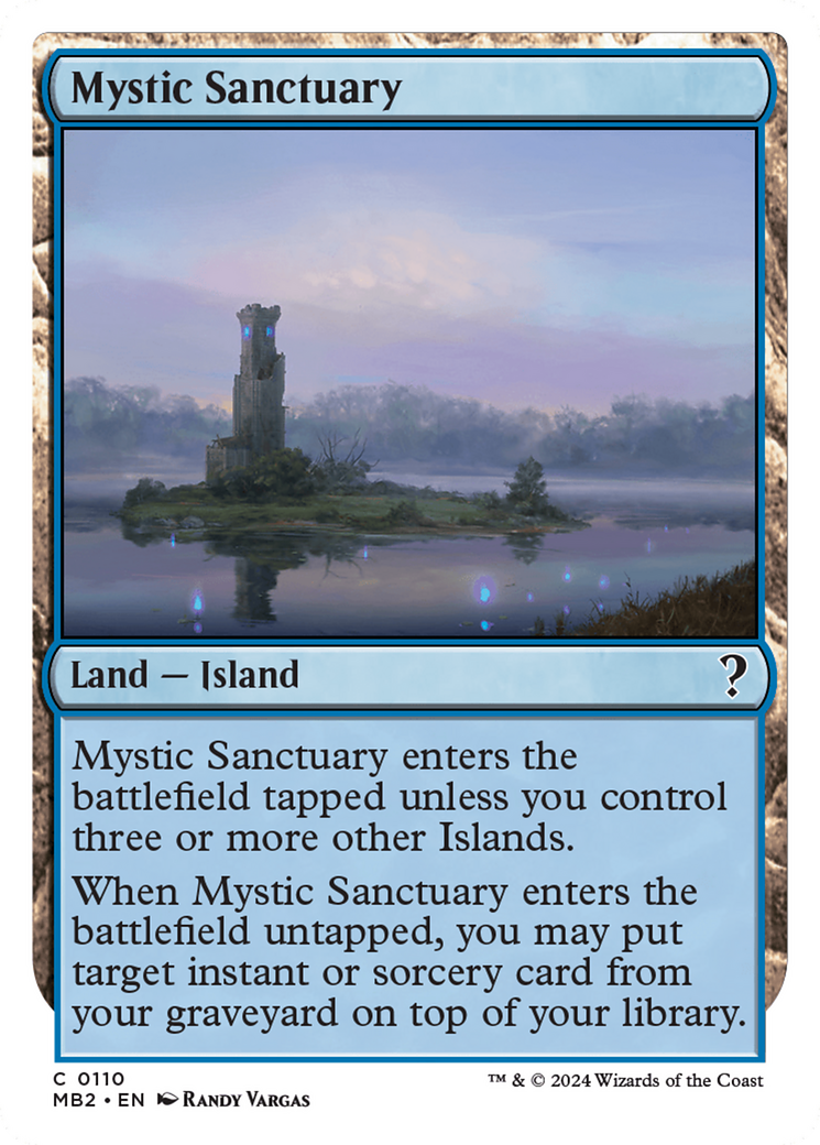 Mystic Sanctuary (White Border) [Mystery Booster 2] | Good Games Modbury