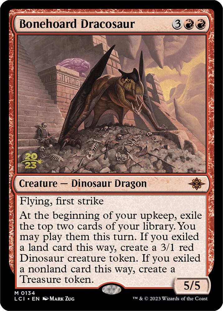 Bonehoard Dracosaur 134s/138 (Prerelease Cards)  - Foil | Good Games Modbury