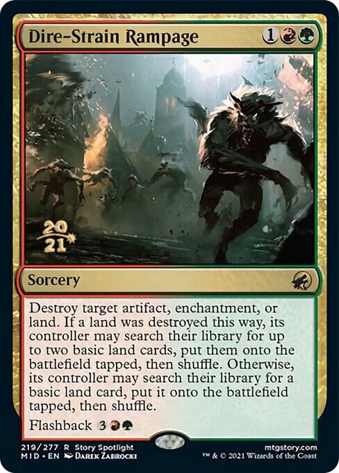 Dire Strain Rampage 219s/171 (Prerelease Cards)  - Foil | Good Games Modbury