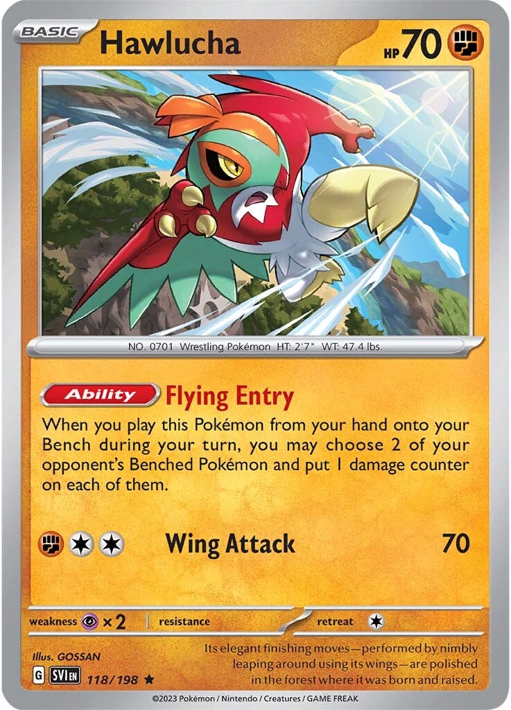 Hawlucha (118/198) [Scarlet & Violet: Base Set] | Good Games Modbury