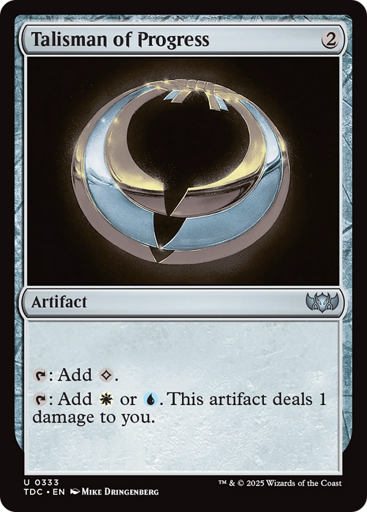 Talisman of Progress [Tarkir: Dragonstorm Commander] | Good Games Modbury