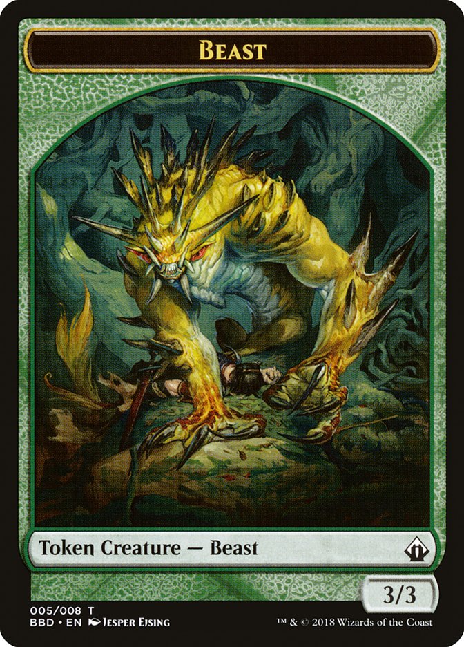 Beast Token [Battlebond Tokens] | Good Games Modbury