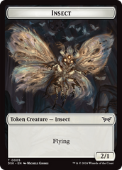 Insect (0005) // Manifest Double-Sided Token [Duskmourn: House of Horror Tokens] | Good Games Modbury